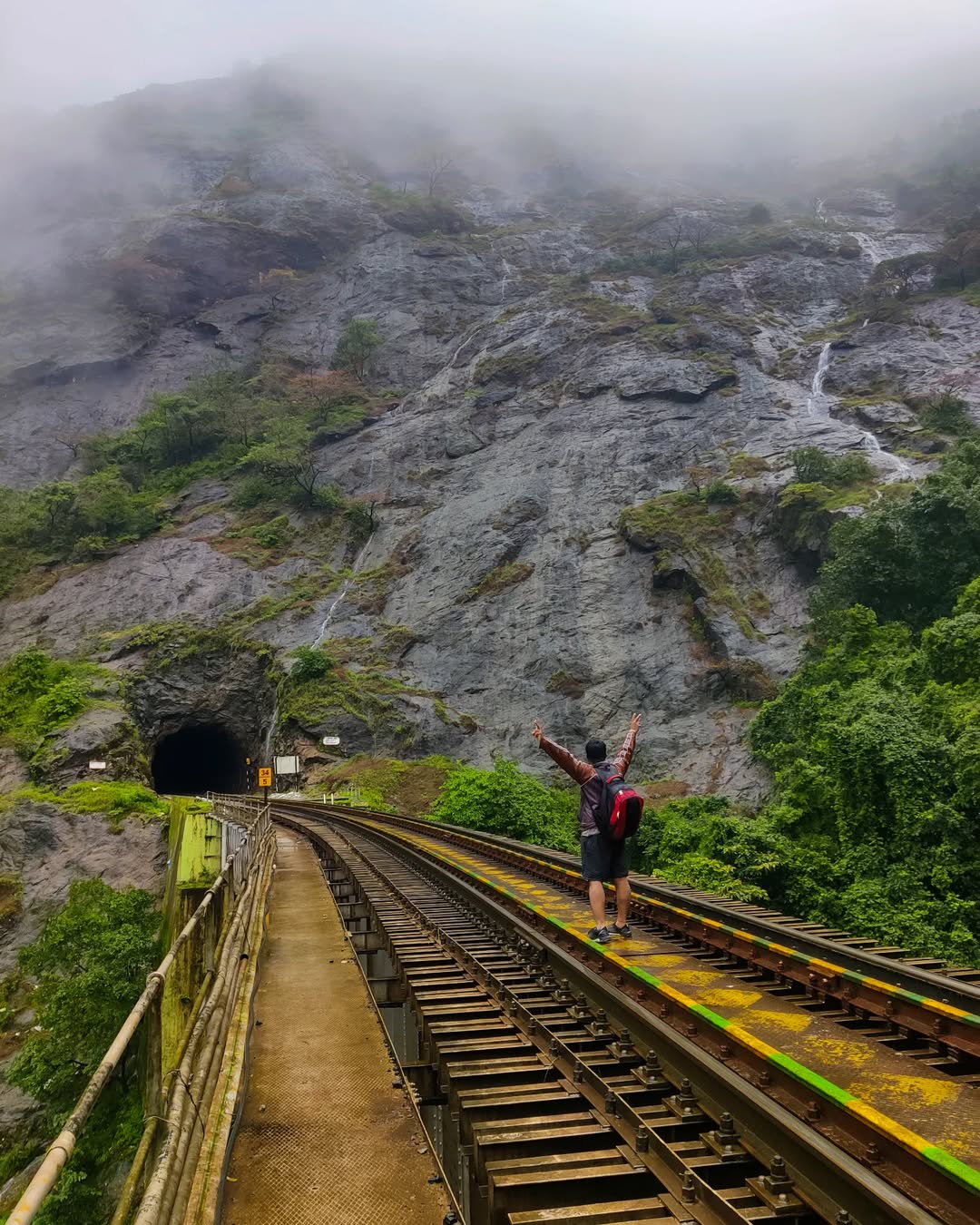 dudhsagar track trekking trail 📍[1]